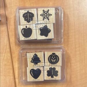 Black Seasonal Stamp Set Stampin up 1997
